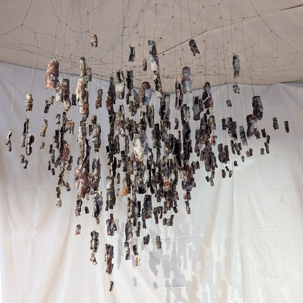 Vue latérale de l'installation