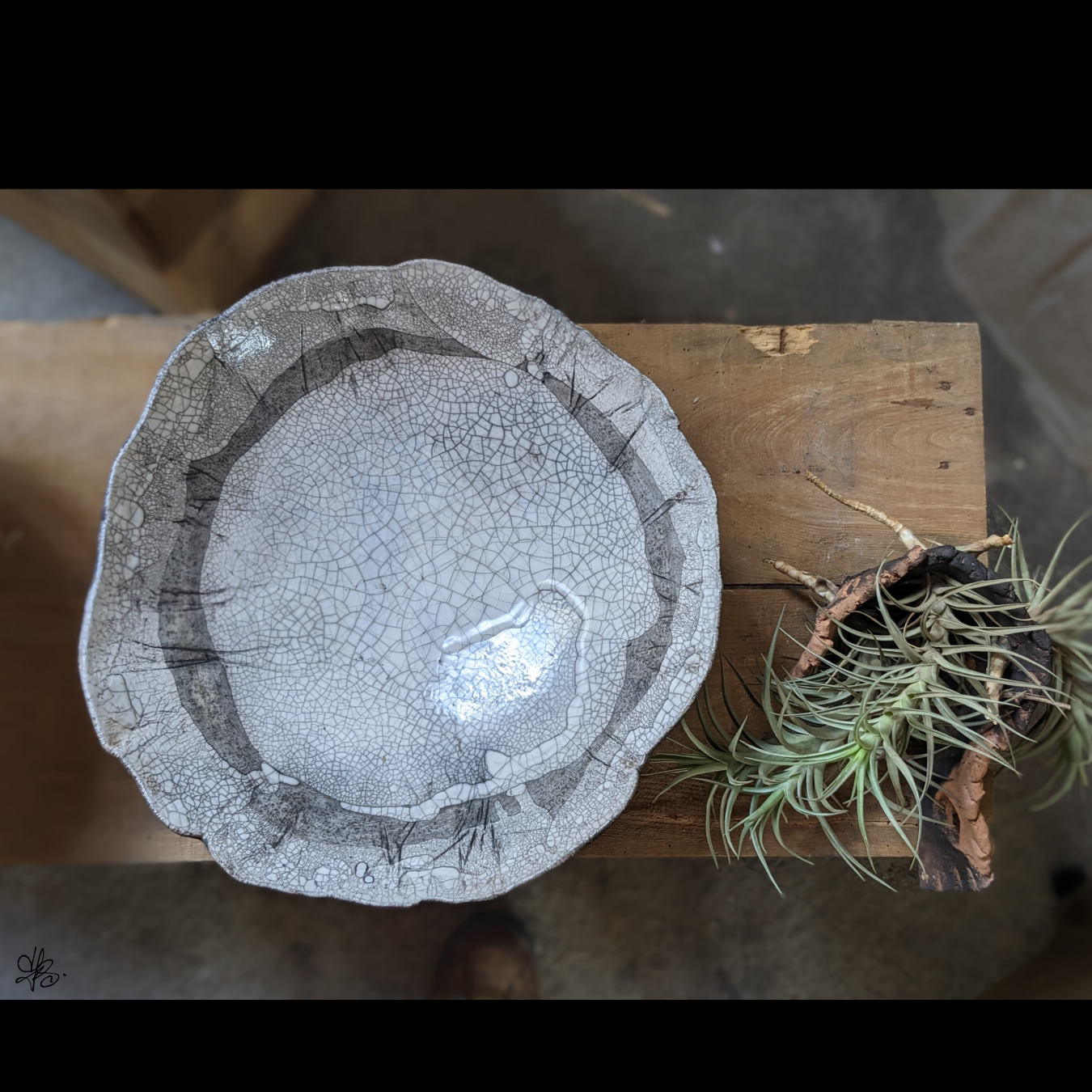 coupe enfumée raku